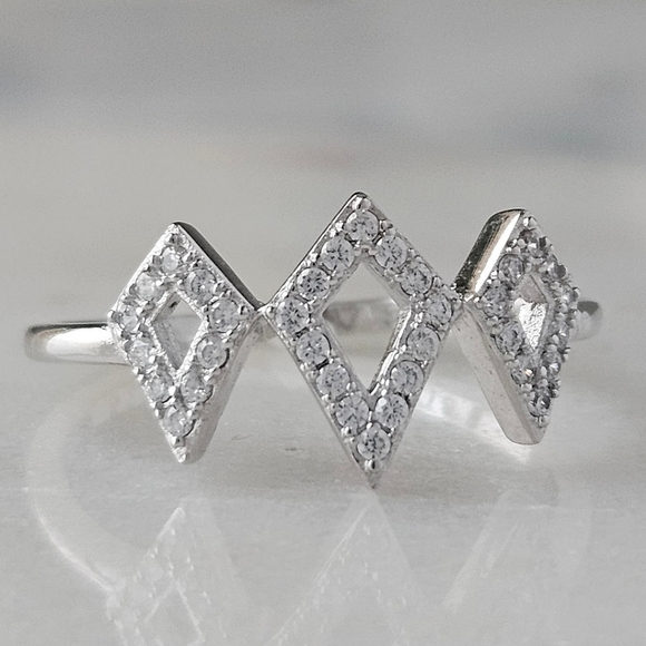 Kite Ring, Disney Frozen Ring Collection, 925 Sterling Silver - Picture 1 of 6